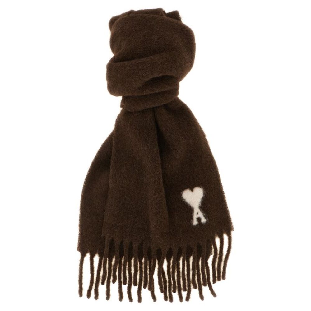Ami Paris Unisex 'Ami De Coeur' Scarf